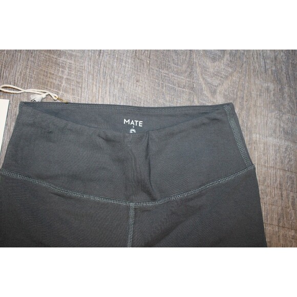 MATE THE LABEL ORGANIC COTTON MIDI LEGGINGS FOREST GREEN NWT NWOT - Picture 8 of 9